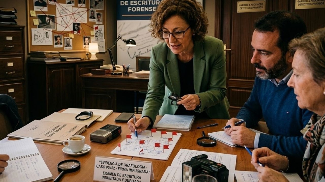 Grafólogo en el caso Barcenas